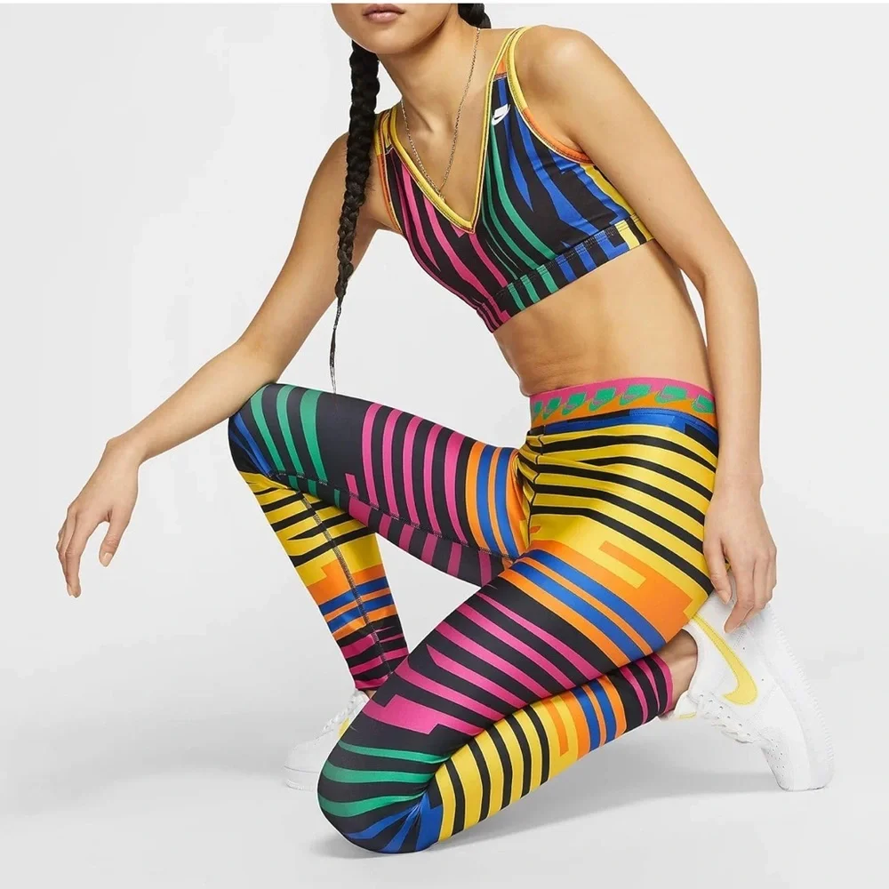 Nike Sportswear NSW Women's Printed Leggings Watermelon Size M activewear - Picture 2 of 13